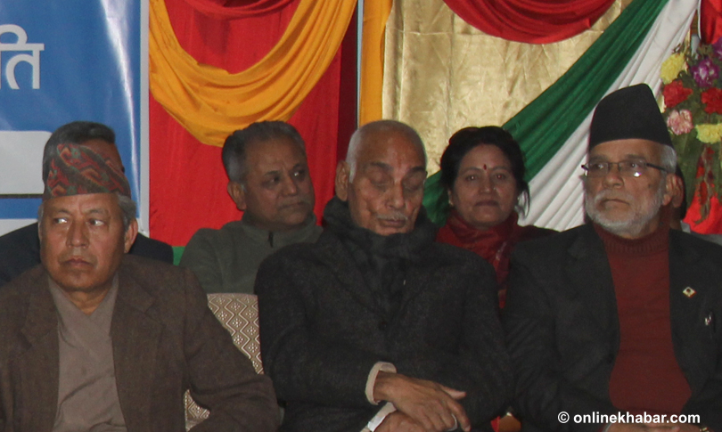 राजावादी मञ्चबाट एमाले नेता मोहनचन्द्रले भने- हिन्दूराज्य फिर्ता गर