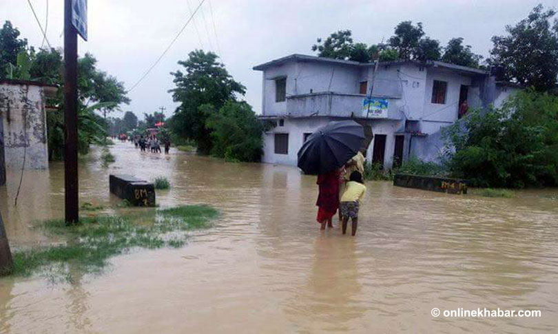 बाढीबाट बर्दियामा झण्डै ७५ हजार प्रभावित