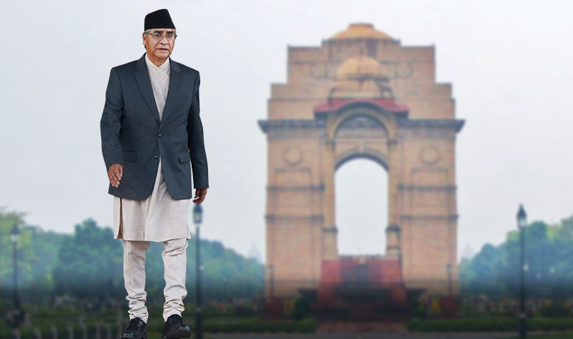 प्रधानमन्त्री देउवाको भारत भ्रमण राजकीय, मोदीसँगको भेट बिहीबार