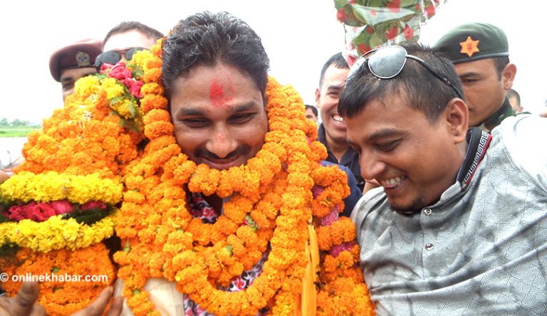 मोरङ-५ मा विनाविभागीय मन्त्री शिवकुमार मण्डल विजयी