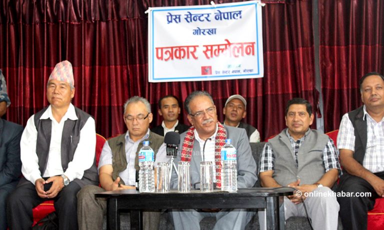 गोरखा २ बाबुरामलाई छाड्न सकिन्न: प्रचण्ड