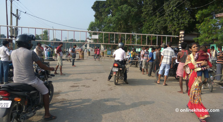 ७२ घन्टाका लागि सीमा नाका बन्द