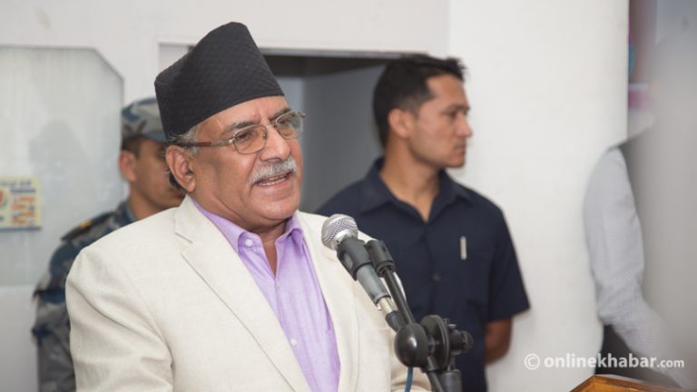 चुनाव नभए विघटित संसद ब्यूँतिन्छः प्रचण्ड