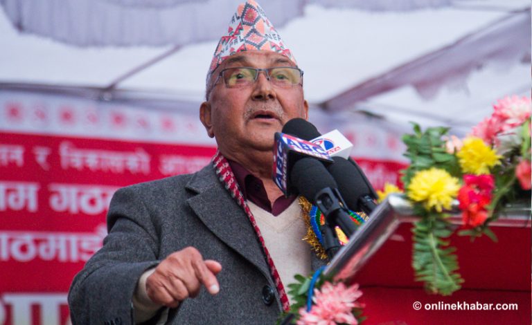 अध्यादेश जारी गर्न राष्ट्रपतिलाई असाधारण दबाब दिइयोः केपी ओली