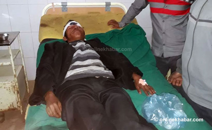 दाङको तुल्सीपुरमा बम विष्फोट, म्यादी प्रहरीसहित ८ घाइते