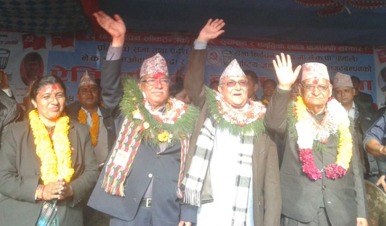 बाग्लुङ पुगेर प्रचण्डले भने- इतिहास रच्ने मौका आयो