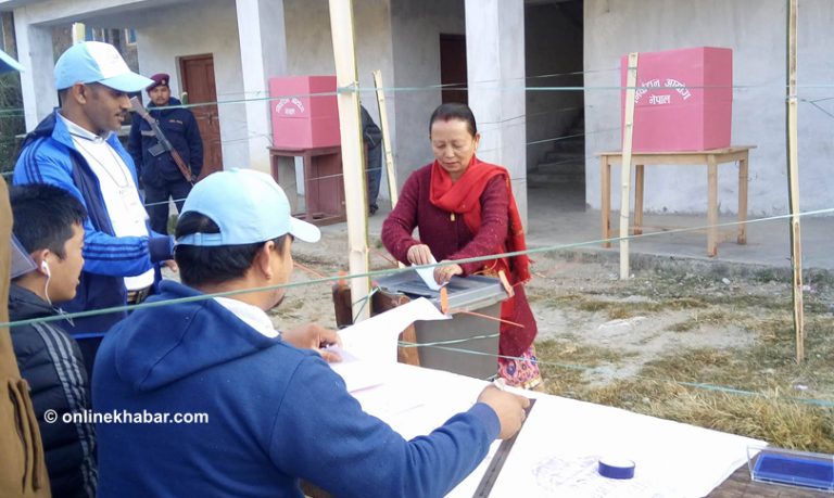 पश्चिम रुकुमका दुई केन्द्रमा मंसिर १५ गते मतदान