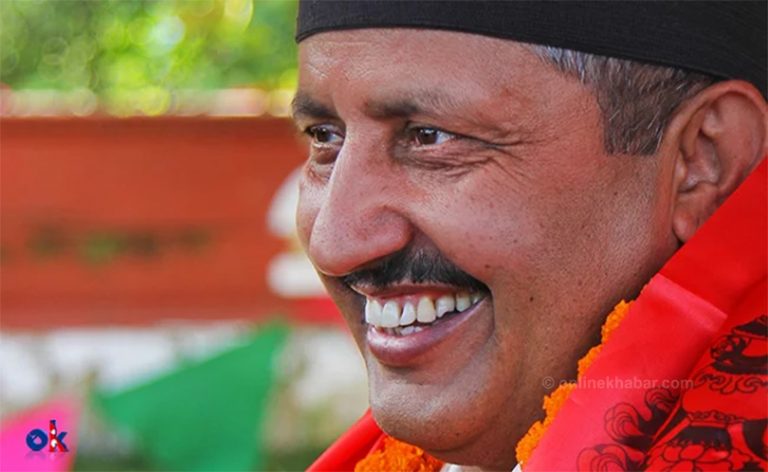 गिरिराजमणि पोखरेलको ह्याट्रिक, महोत्तरी १ बाट विजयी