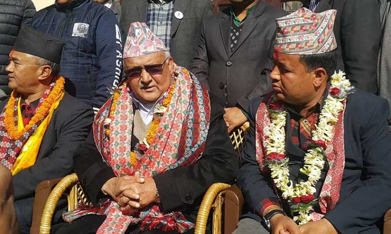 चुनाव जित्दै गर्दा ओलीले भने- हामी जितमा मात्तिदैनौं