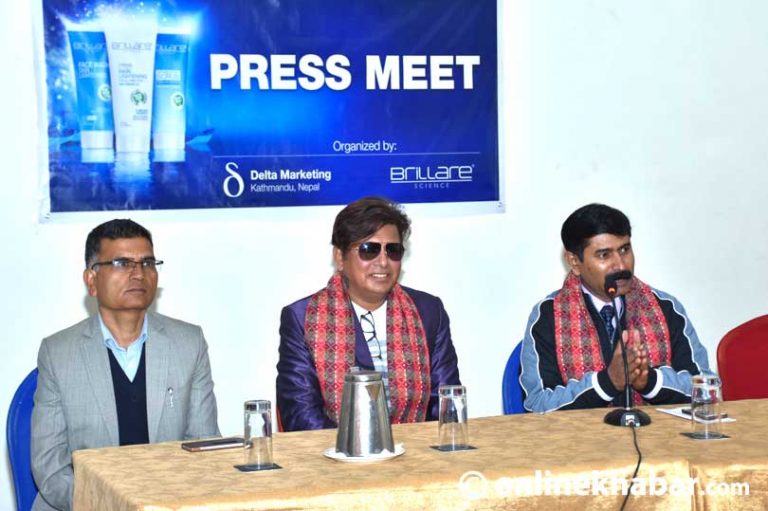 ब्रिलेयर साइन्सका सौन्दर्य प्रसाधन नेपालमा, निल डेभिड ब्रान्ड एम्बेसडर