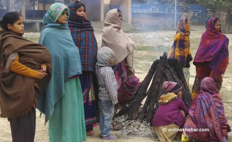 रौतहटमा चिसोले कठ्यांग्रिएर मृत्यु हुनेको संख्या ११ पुग्यो