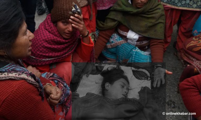 बसको ठक्करबाट एकको मृत्यु