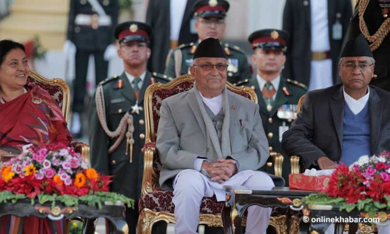 माओवादीको समर्थनमा प्रधानमन्त्री बने केपी ओली