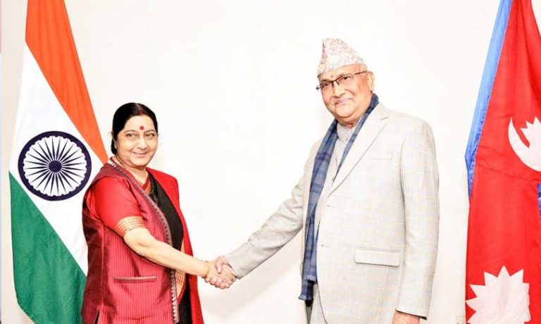 सुष्मालाई भेटेपछि ओलीमा विचलनः मसाल
