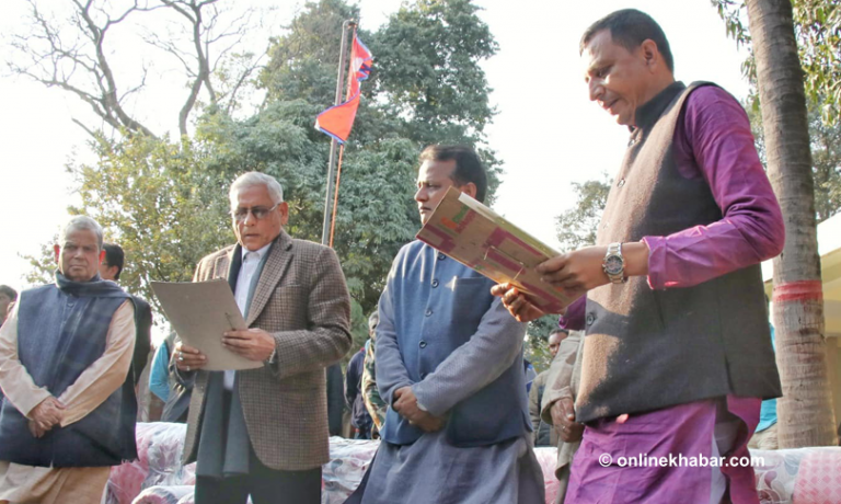 प्रदेशसभा २ का सभामुख यादवले लिए हिन्दीमा सपथ