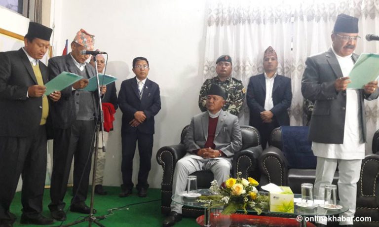 प्रदेश ४ मा एकै दिन दुई पटक मन्त्रिपरिषद विस्तार