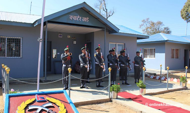 गुल्मीमा सशस्त्र प्रहरी अब आफ्नै भवनमा