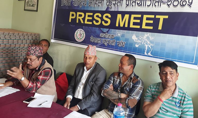नेपालमा पहिलो पटक पोखरामा महिला राष्ट्रिय कुस्ती प्रतियोगिता हुँदै