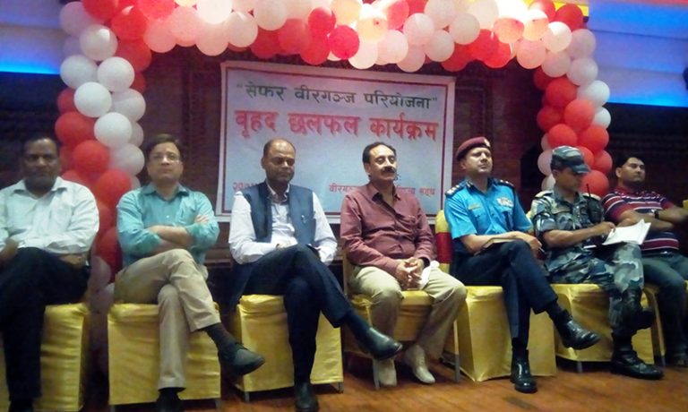 वीरगञ्जमा सुरक्षा योजनाः बजार क्षेत्रको सीसीटिभीबाट निगरानी