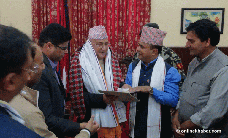 जितपुरका मेयरले प्रधानमन्त्रीलाई सुनाए समृद्धि खाका