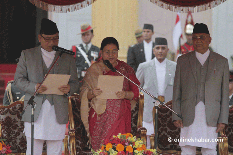 उपराष्ट्रपति पुनले लिए सपथ, ९ तस्वीर