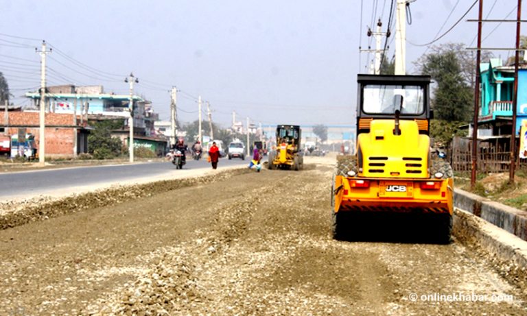 व्यापारिक मार्ग बिस्तारको कामः चार वर्षमा साढे चार किलोमिटर