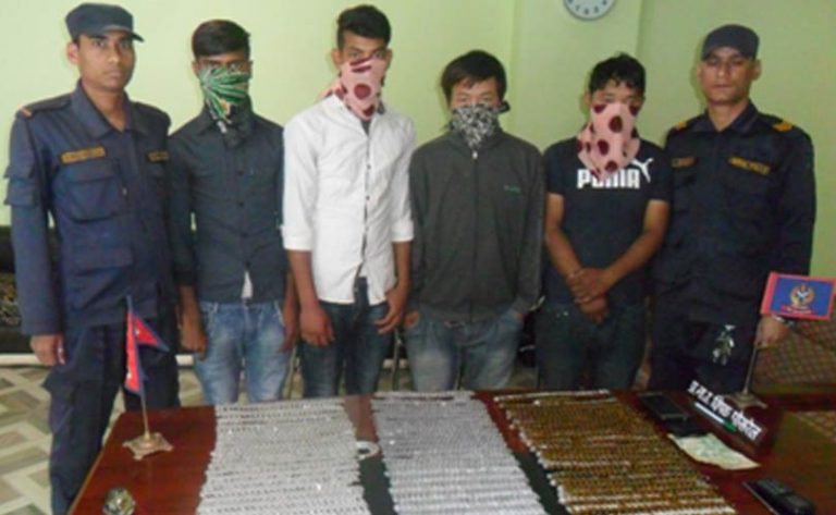 लैनचौर क्षेत्रमा लागूऔषध कारोबार गर्ने गिरोह समातियो