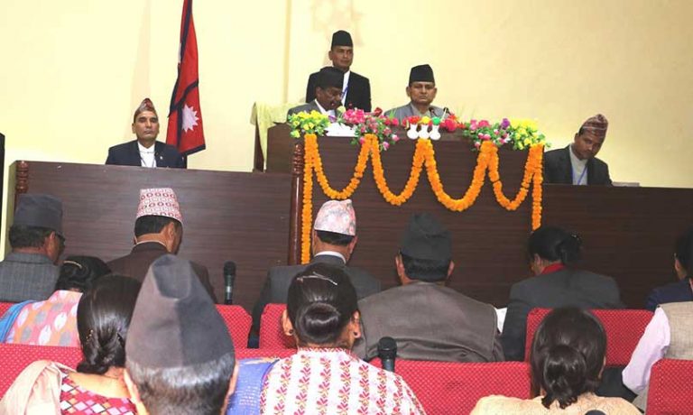 कर्णालीको प्रदेशको प्रथम अधिबेशन अन्त्य भएको घोषणा