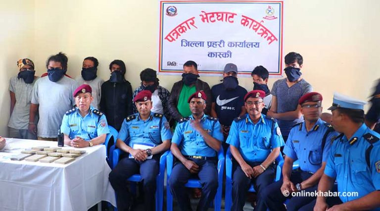 कास्की प्रहरीको स्वीप अप्रेसनः एकै दिन ९१ जना पक्राउ
