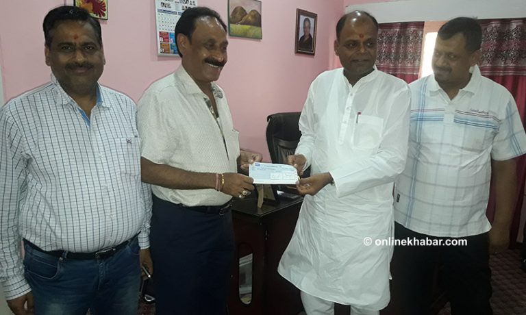 वीरगञ्जमा सीसीक्यामेरा जडान गर्न महानगरले दियो १५ लाख