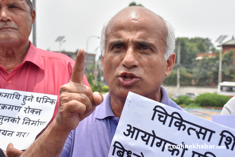 तीनबुँदे माग अघि सार्दै डा. गोविन्द केसीले दिए सत्याग्रहको चेतावनी
