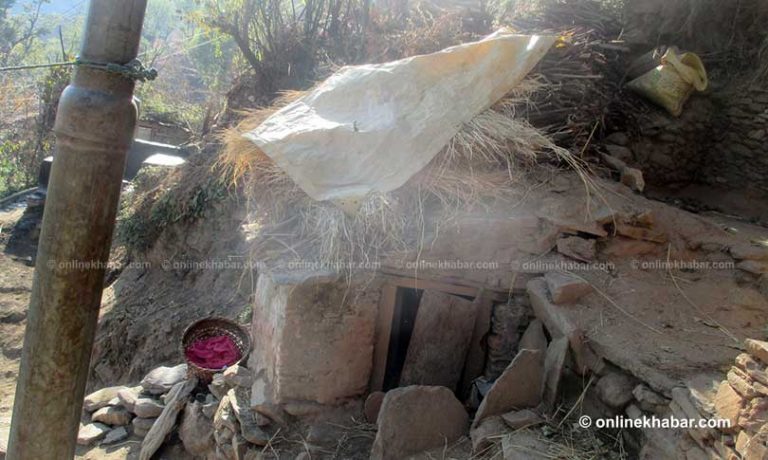 दैलेखमा दुई दिनमा भत्काइयो ९३ छाउगोठ