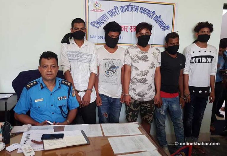 साथीको जबर्जस्ती करणीपछि हत्या आरोपमा ५ जना पक्राउ