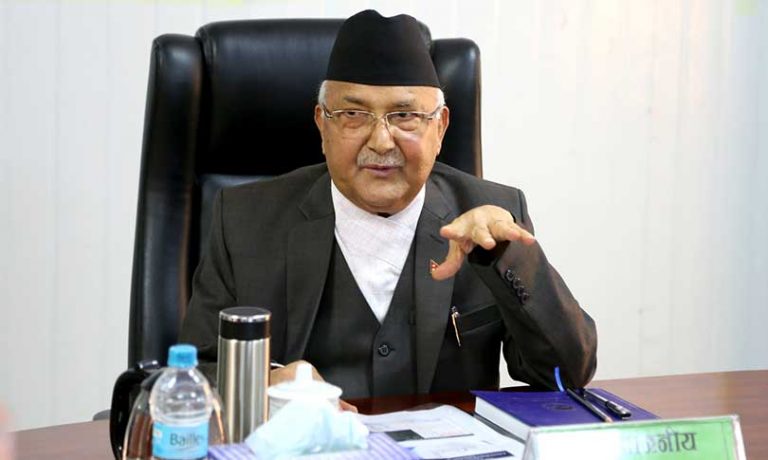 दुनो सोझ्याउन केसीको जीवनसँग खेलवाड : प्रधानमन्त्री ओली