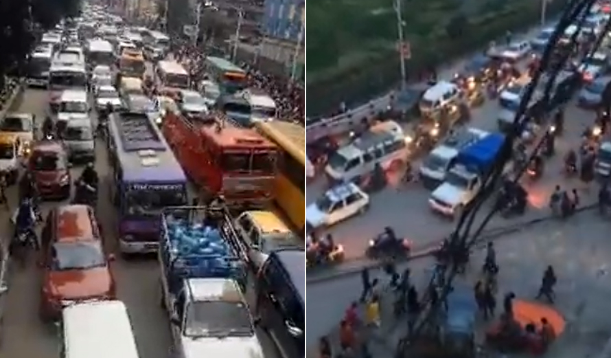काठमाडौंमा राति अबेरसम्म पनि किन भयो जाम ?