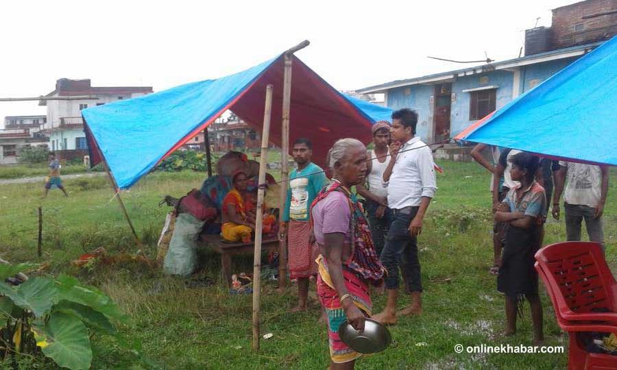 सिंघिया खोला सुकुम्बासी बस्तीमा पस्यो, २० घरपरिवार बिस्थापित