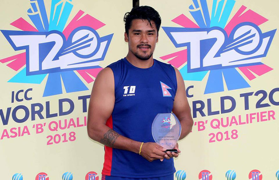 थाइल्याण्डमाथि नेपालको सहज जित, करणको अलराउण्ड प्रदर्शन