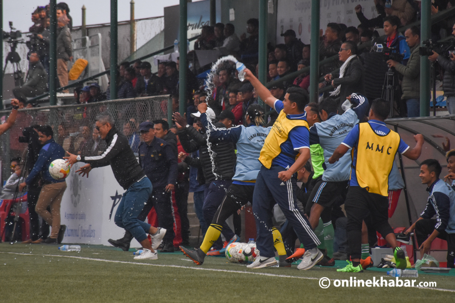 तनावपूर्ण खेलमा मनाङले थ्रीस्टारलाई हरायो