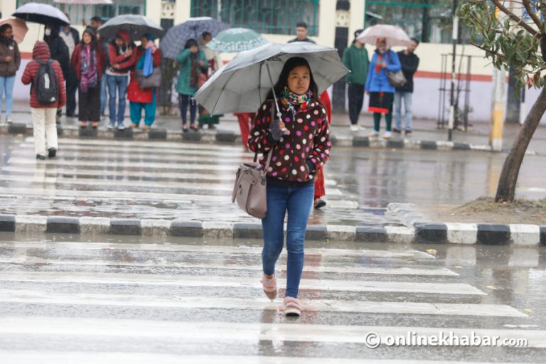 बुधबारदेखि वर्षा कम हुने