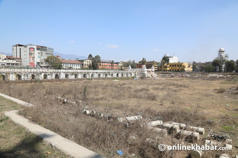 रानीपोखरी पुनर्निर्माण : साढे २ करोड बालुवामा पानी हाले सरह