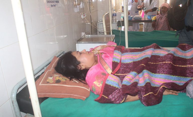 दाङमा नेकपा नेतृ शान्ता चौधरी बेहोस