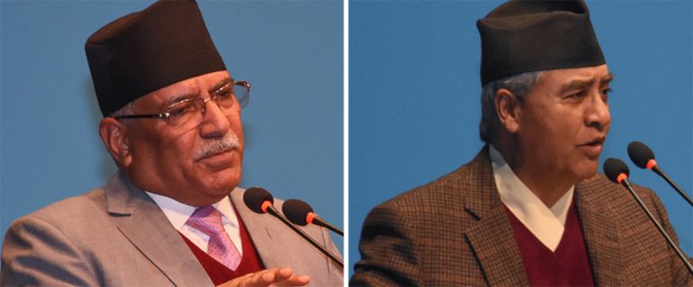 प्रचण्ड र देउवालाई जाँचबुझ आयोगको पत्र, लिखित जवाफ पठाए पनि हुने