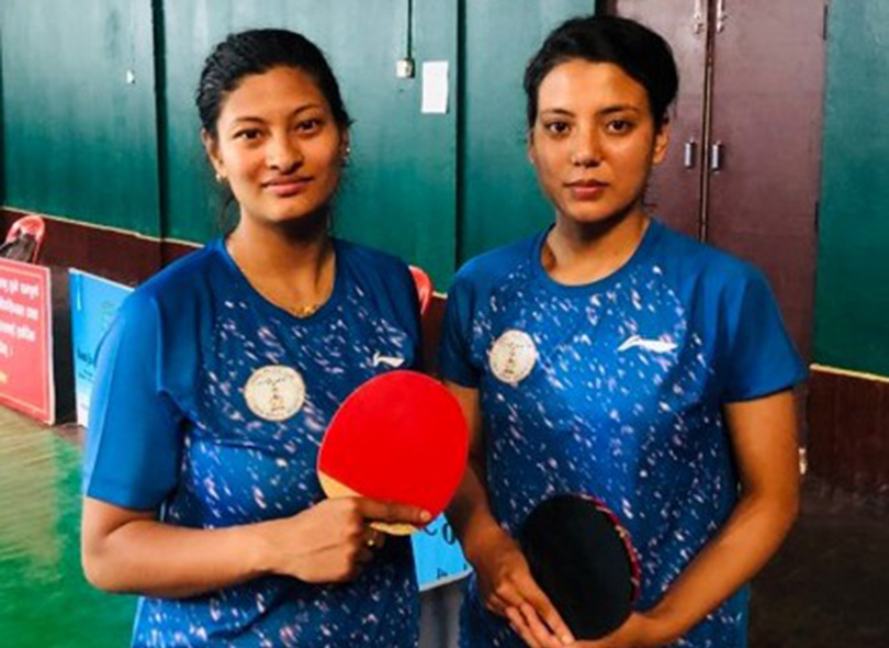 आठौं राष्ट्रिय खेलकुद : टेबलटेनिसमा प्रहरीलाई दुई स्वर्ण