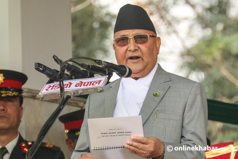 गणतन्त्रका संस्था तथा अंगहरुको मर्यादा र सम्मान गरिनुपर्छ : प्रधानमन्त्री ओली
