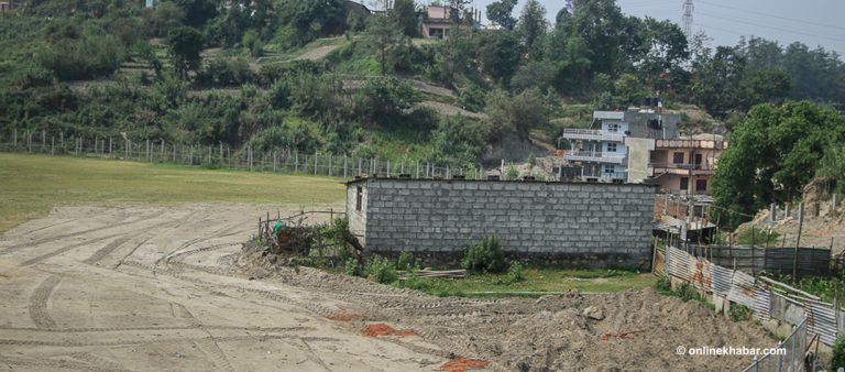 घरसहितको मैदानमा प्रधानमन्त्री कप क्रिकेट !