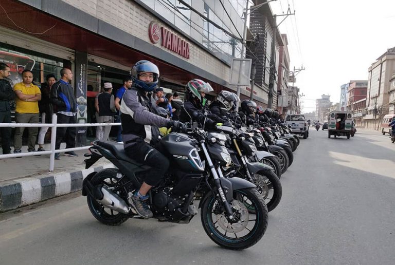 रोडिजसँगै यामाहा एफजी राइडरहरु लागे लोमान्थाङ