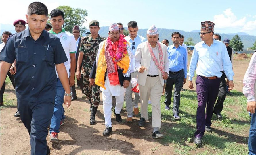 क्रिकेट रंगशाला निर्माणमा सरकारको सहभागिता रहन्छ : मन्त्री विश्वकर्मा