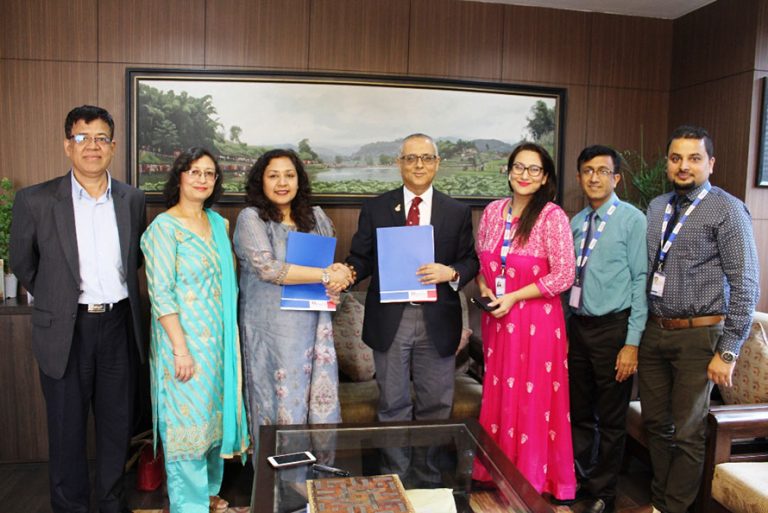 मेगा बैंकका कर्मचारीको दक्षता अभिबृद्धि गर्न लिडरसीप एकेडेमीसँग सम्झौता
