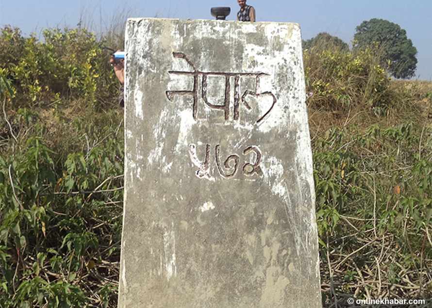 बाँकेमा नेपाल-भारतबीचका १६ सीमा स्तम्भ हराए   