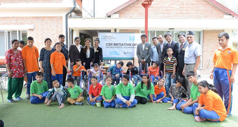 र्‍याडिसन होटलले गर्‍यो एसओएस बालग्रामलाई सहयोग